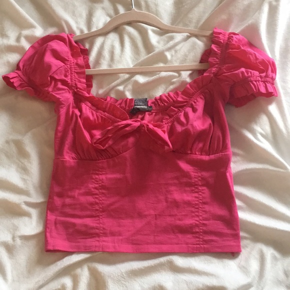 Pink ruffle top - Picture 5 of 7